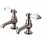 Kingston Brass CC5L8 Basin Faucet (1)CCPL8CSC (1)CCPL8CSH, Brushed Nickel