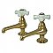 Kingston Brass CC9L2 Vintage Basin Tap Faucet, Polished Brass