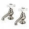Kingston Brass CC9L8 Vintage Basin Tap Faucet, Brushed Nickel