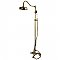 Kingston Brass CCK2662 Vintage Clawfoot Tub Faucet Package with Shower Combo, Polished Brass