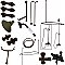 Kingston Brass CCK3145AL Vintage Down Spout Clawfoot Tub Faucet Package, Oil Rubbed Bronze