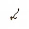 Solid Bronze Two Prong Hook - Multiple Finishes Available