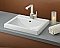 Camilla Vitreous China Semi-Recessed Sink Basin