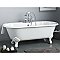 Cheviot Cast Iron 70" Regal Clawfoot Bathtub with Shaughnessy Feet