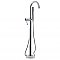 Contemporary Freestanding Gooseneck Single Lever Tub Filler / Faucet and Handshower