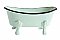 Enamel Bathtub Soap Dish - Aqua
