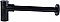 Solid Brass Round Bottle Trap Sink Drain - 1-1/4" OD - Matte Black