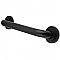 12" Manhattan Collection Safety Grab Bar for Bathroom - Oil Rubbed Bronze