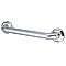 12" Metropolitan Collection Safety Grab Bar for Bathroom - Polished Chrome