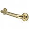 12" Metropolitan Collection Safety Grab Bar for Bathroom - Polished Brass