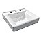 Fauceture Concord 20" Console Sink Basin (8-Inch - 3-Hole) - White