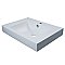 Kingston Brass Mission Semi-Recessed Bathroom Sink - White