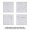 Komi Maolan Gris 7-7/8" x 7-7/8" Porcelain Floor & Wall Tile - 25 Tiles Per Case - 11.25 Sq. Ft.