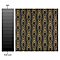 Art Deco Daiquiri Black 11-3/4" x 11-3/4" Porcelain Floor & Wall Tile - Per Case of 13 - 12.74 Sq. Ft.