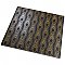 Art Deco Daiquiri Black 11-3/4" x 11-3/4" Porcelain Floor & Wall Tile - Per Case of 13 - 12.74 Sq. Ft.