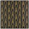 Art Deco Daiquiri Black 11-3/4" x 11-3/4" Porcelain Floor & Wall Tile - Per Case of 13 - 12.74 Sq. Ft.