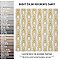 Art Deco Daiquiri White 11-3/4" x 11-3/4" Porcelain Floor & Wall Tile - Per Case of 13 - 12.74 Sq. Ft.
