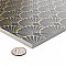 Art Deco Manhattan Black 11-3/4" x11-3/4" Porcelain Floor & Wall Tile - Per Case of 13 - 12.74 Sq. Ft.