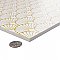 Art Deco Manhattan White 11-3/4" x11-3/4" Porcelain Floor & Wall Tile - Per Case of 13 - 12.74 Sq. Ft.