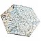 Carpet Hex Tapestry Natural 9-7/8 x 11-1/4" Porcelain Floor & Wall Tile - 17 Tiles Per Case - 10.03 Sq. Ft.