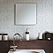 Expressions Scalloped White Glass Mosaic Tile - Per Sheet - .96 Sq. Ft. Per Sheet