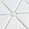 Expressions Treux White Glass Mosaic Tile - Per Sheet - .93 Sq. Ft. Per Sheet