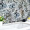 Inedita Hex Blue 9-7/8" x 11-1/4" Porcelain Floor & Wall Tile -17 Tiles Per Case - 10.03 Sq. Ft.