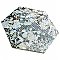 Inedita Hex Blue 9-7/8" x 11-1/4" Porcelain Floor & Wall Tile -17 Tiles Per Case - 10.03 Sq. Ft.