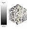 Inedita Hex White 9-7/8" x 11-1/4" Porcelain Floor & Wall Tile -17 Tiles Per Case - 10.03 Sq. Ft.