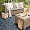 Industrial Hex Blue 8-1/2" x 9-7/8" Porcelain Floor & Wall Tile - 9 Tiles Per Case - 4.05 Sq. Ft.