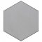 Industrial Hex White 8-1/2" x 9-7/8" Porcelain Floor & Wall Tile - 9 Tiles Per Case - 4.05 Sq. Ft.