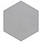 Industrial Hex White 8-1/2" x 9-7/8" Porcelain Floor & Wall Tile - 9 Tiles Per Case - 4.05 Sq. Ft.