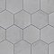Industrial Hex White 8-1/2" x 9-7/8" Porcelain Floor & Wall Tile - 9 Tiles Per Case - 4.05 Sq. Ft.