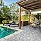 Recycle Hex River Blue 8-1/2" x 9-7/8" Porcelain Floor & Wall Tile - 9 Tiles Per Case - 4.05 Sq. Ft.