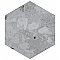 Recycle Hex River White 8-1/2" x 9-7/8" Porcelain Floor & Wall Tile - 9 Tiles Per Case - 4.05 Sq. Ft.