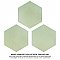 Horizon Hex Verde 7-3/4" x 9" Porcelain Floor & Wall Tile - Per Case of 24 - 8.88 Sq. Ft