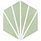 Horizon Dusk Hex Verde 7-3/4" x 9" Porcelain Floor & Wall Tile - 24 Tiles Per Case - 8.88 Sq. Ft.