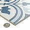 Arte Crystal 9-3/4" x 9-3/4" Porcelain Tile - Per Case of 16 Tile - 10.84 Sq. Ft. Per Case