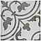 Arte Loire Silver 9-3/4" x 9-3/4" Porcelain Tile - Per Case of 16 Tile - 10.88 Sq. Ft. Per Case