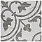 Arte Loire Silver 9-3/4" x 9-3/4" Porcelain Tile - Per Case of 16 Tile - 10.88 Sq. Ft. Per Case