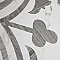 Arte Loire Silver 9-3/4" x 9-3/4" Porcelain Tile - Per Case of 16 Tile - 10.88 Sq. Ft. Per Case