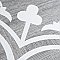 Llama Arte Loire Verso Silver Smoke 9-3/4" x 9-3/4" Porcelain Floor & Wall Tile - Per Case of 16 - 10.88 Sq. Ft.