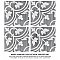 Llama Arte Loire Verso Silver Smoke 9-3/4" x 9-3/4" Porcelain Floor & Wall Tile - Per Case of 16 - 10.88 Sq. Ft.