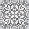 Llama Arte Loire Verso Silver Smoke 9-3/4" x 9-3/4" Porcelain Floor & Wall Tile - Per Case of 16 - 10.88 Sq. Ft.