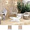 Aspdin Cotto 9-3/4" x 9-3/4" Porcelain Floor and Wall Tile - 16 Tiles Per Case - 10.88 Square Feet