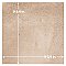 Aspdin Cotto 9-3/4" x 9-3/4" Porcelain Floor and Wall Tile - 16 Tiles Per Case - 10.88 Square Feet