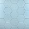 Textile Basic Hex Aqua 8-5/8" x 9-7/8" Porcelain Tile - Sold Per Case of 25 - 11.56 Square Feet