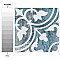 Cassis Arte Blue Day 9-3/4" x 9-3/4" Porcelain Tile - Per Case of 16 Tile - 10.88 Sq. Ft. Per Case