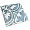 Cassis Arte Blue Day 9-3/4" x 9-3/4" Porcelain Tile - Per Case of 16 Tile - 10.88 Sq. Ft. Per Case