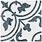 Cassis Arte Black 9-3/4" x 9-3/4" Porcelain Tile - Per Case of 16 Tile - 10.88 Sq. Ft. Per Case